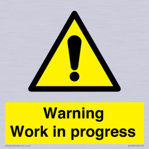 Warning Work in progress